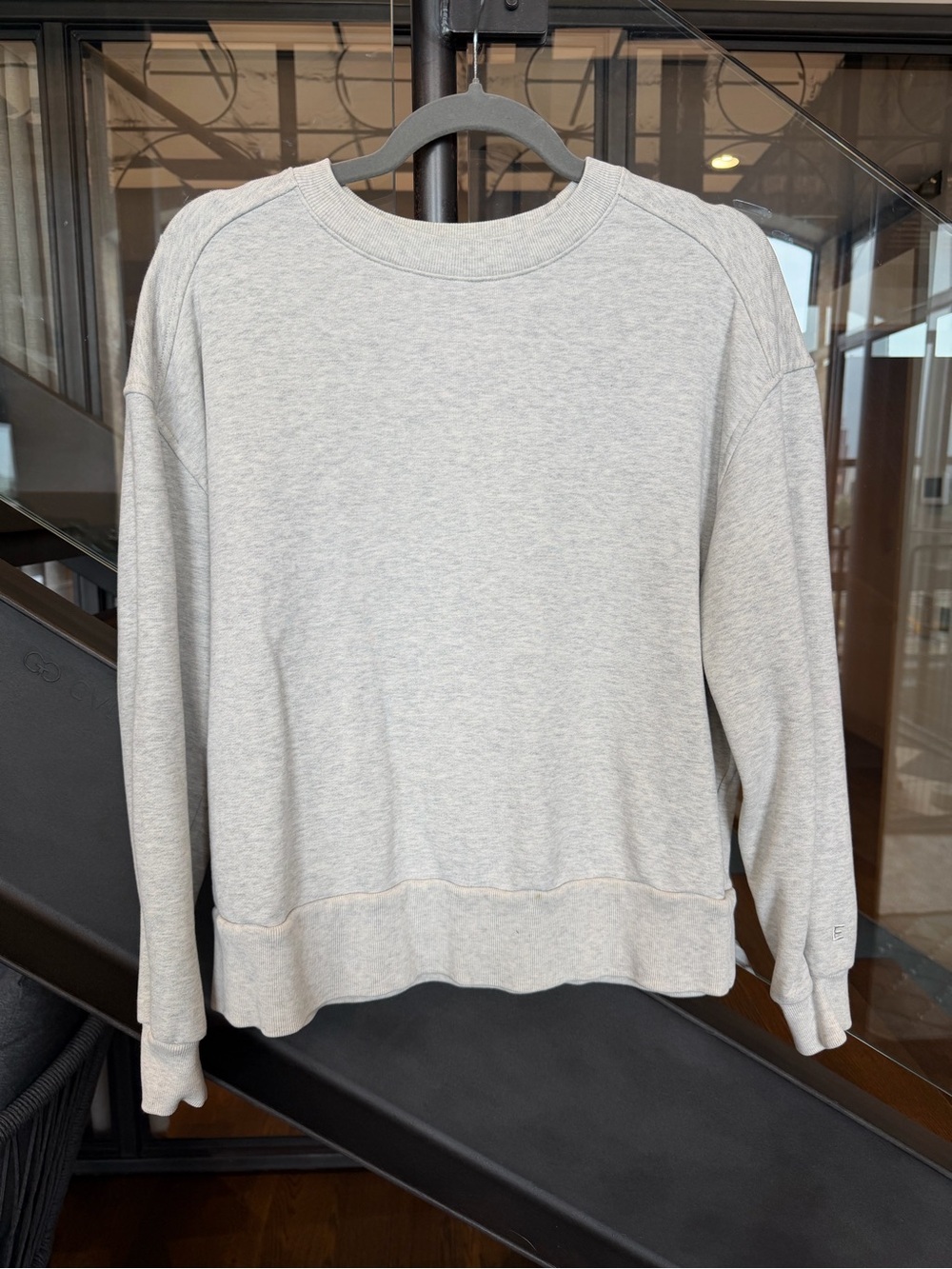 Everlane Light Heather Gray Women’s Crewneck Sweatshirt